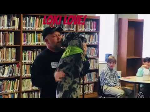 Using dogs to engage with students